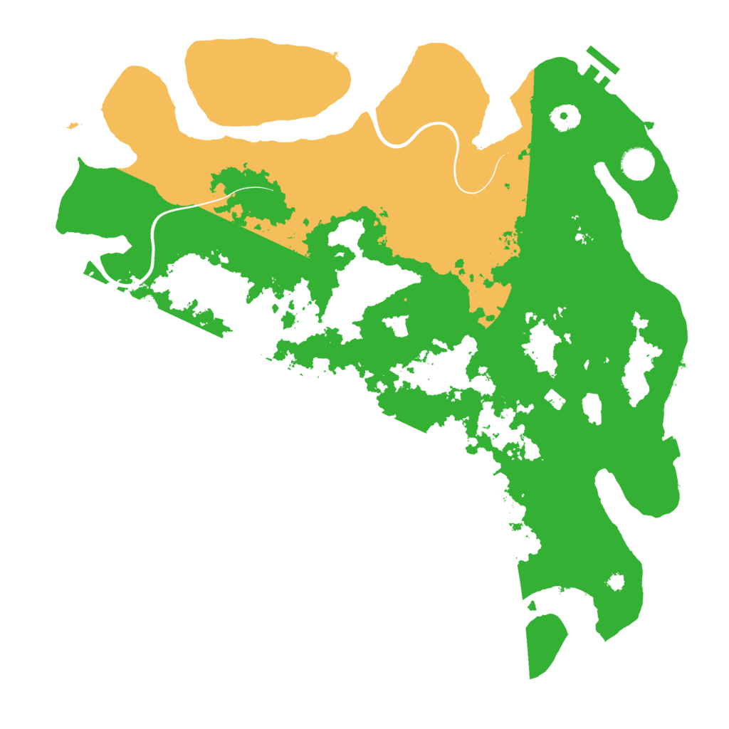 Biome Rust Map: Procedural Map, Size: 3900, Seed: 70000