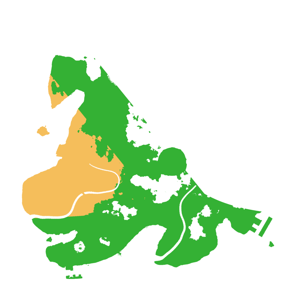 Biome Rust Map: Procedural Map, Size: 2800, Seed: 1333313890