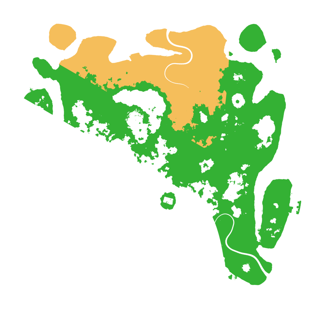 Biome Rust Map: Procedural Map, Size: 3500, Seed: 1420360918