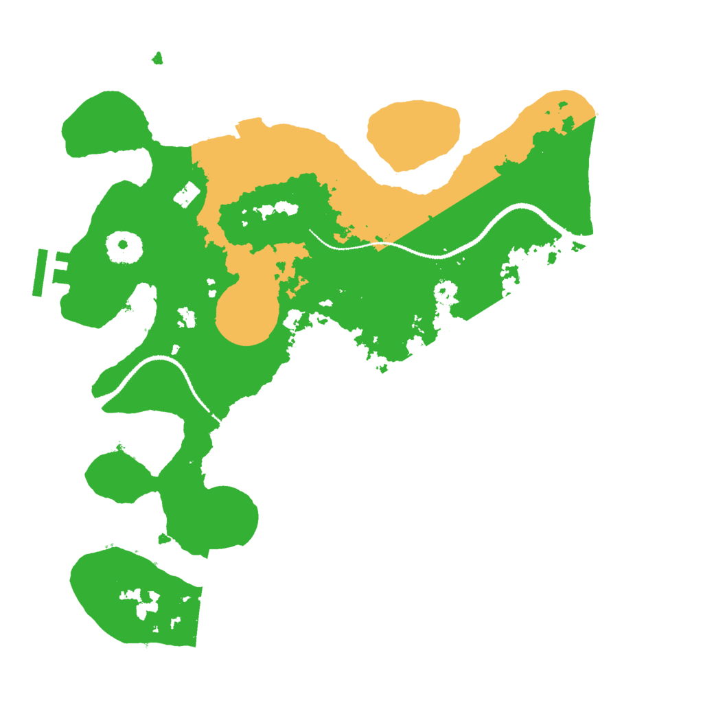 Biome Rust Map: Procedural Map, Size: 3000, Seed: 1909062277