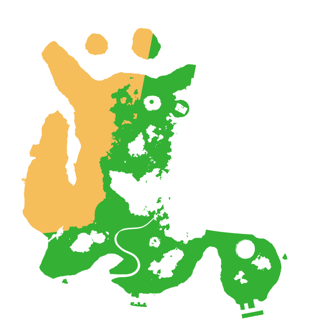 Biome Rust Map: Procedural Map, Size: 3000, Seed: 1748615193