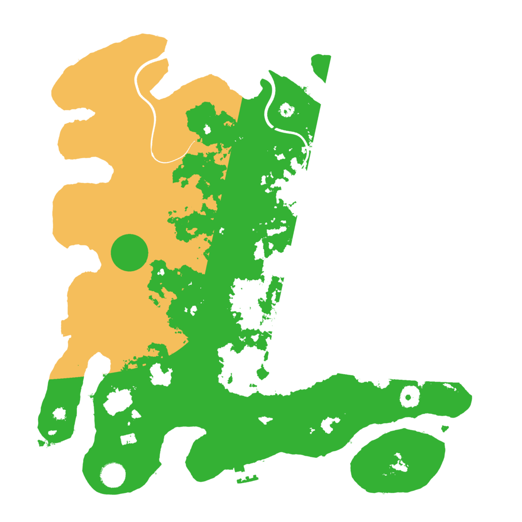 Biome Rust Map: Procedural Map, Size: 3700, Seed: 1329837720