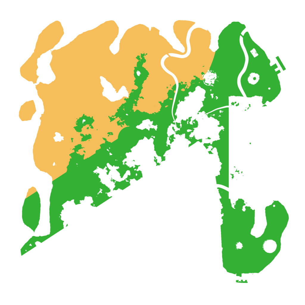 Biome Rust Map: Procedural Map, Size: 4000, Seed: 618785268