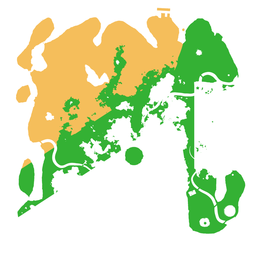 Biome Rust Map: Procedural Map, Size: 4000, Seed: 618785268