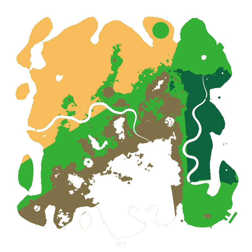 Biome Rust Map: Procedural Map, Size: 4000, Seed: 618785268