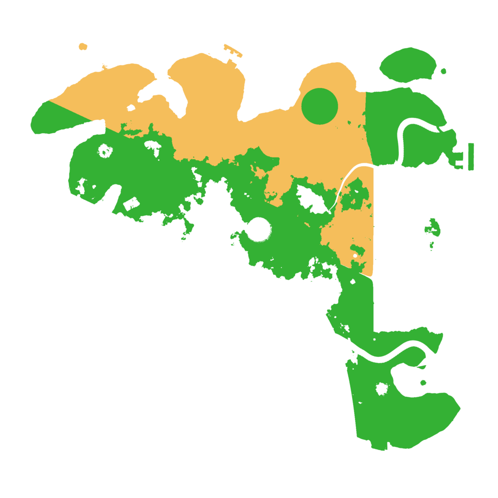 Biome Rust Map: Procedural Map, Size: 3600, Seed: 1472608055