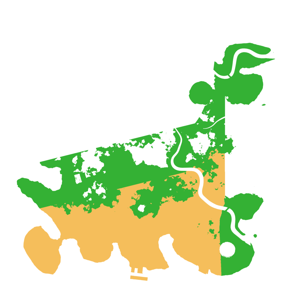 Biome Rust Map: Procedural Map, Size: 3500, Seed: 1148435129