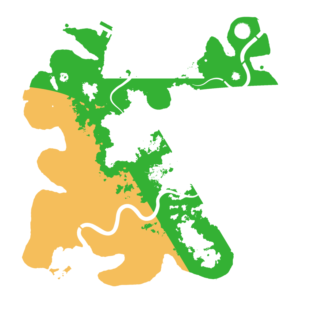 Biome Rust Map: Procedural Map, Size: 3500, Seed: 724812920