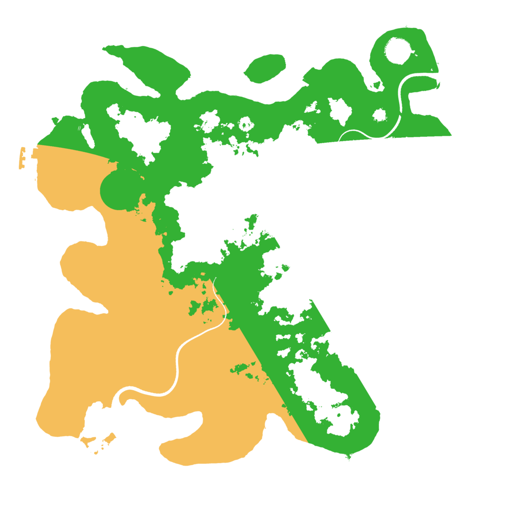 Biome Rust Map: Procedural Map, Size: 3500, Seed: 724812920