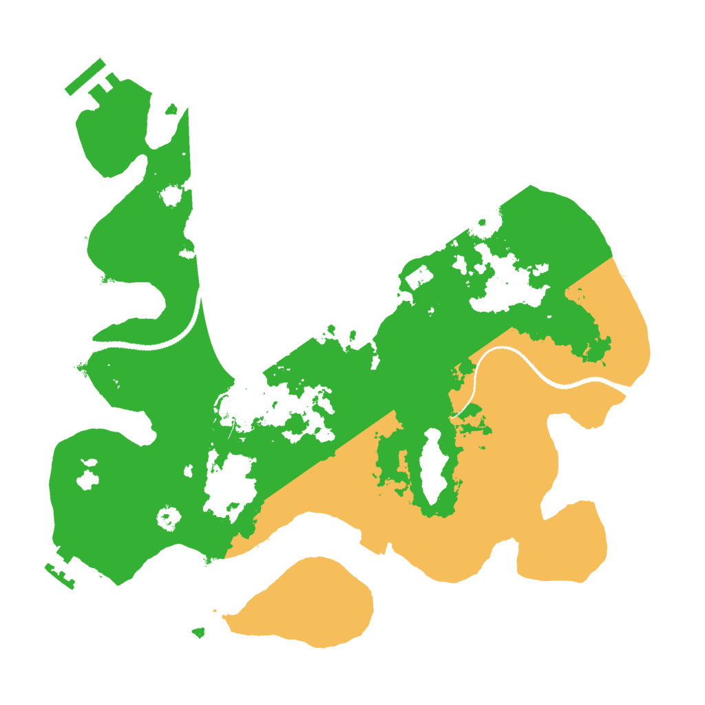 Biome Rust Map: Procedural Map, Size: 3000, Seed: 1919944246