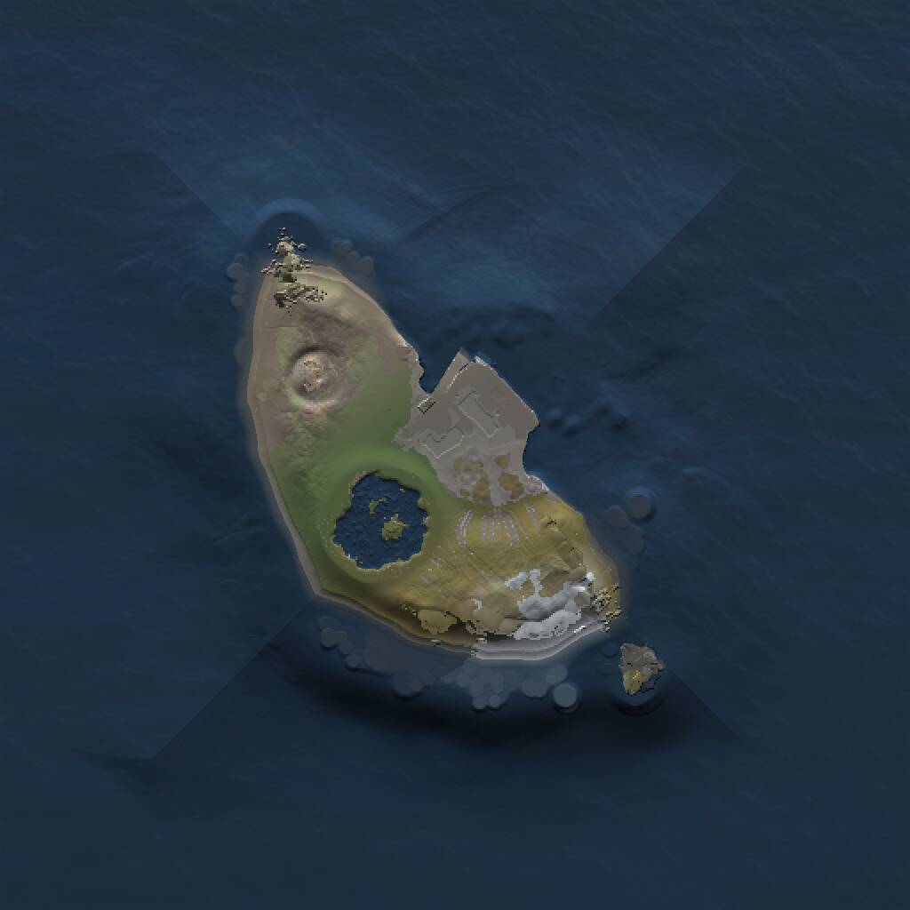 Rust Map: Procedural Map, Size: 1000, Seed: 792851753, 1 Monuments