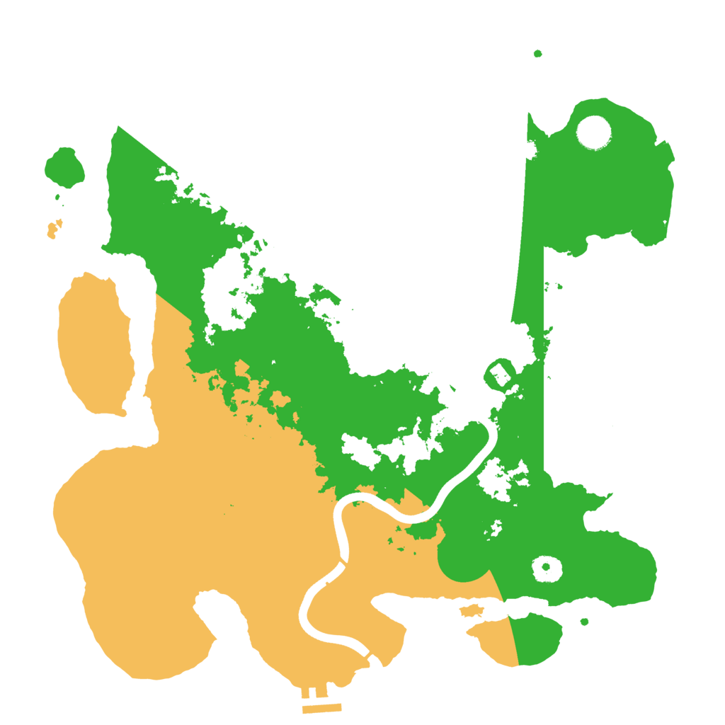 Biome Rust Map: Procedural Map, Size: 3750, Seed: 189618324