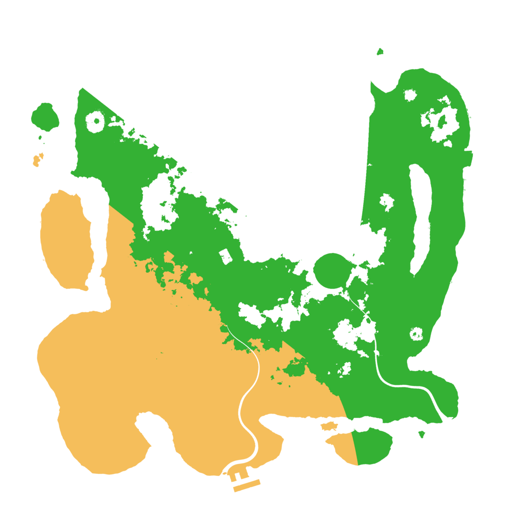 Biome Rust Map: Procedural Map, Size: 3750, Seed: 189618324