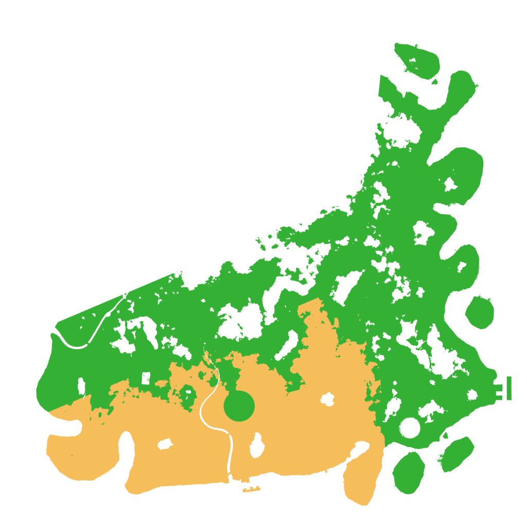 Biome Rust Map: Procedural Map, Size: 4500, Seed: 1432689605