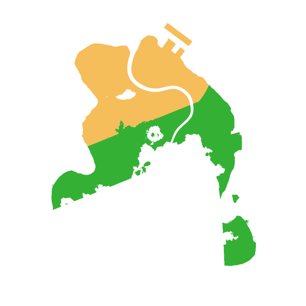 Biome Rust Map: Procedural Map, Size: 2000, Seed: 1510270187