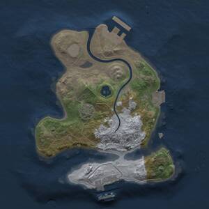 Thumbnail Rust Map: Procedural Map, Size: 2000, Seed: 1510270187, 4 Monuments
