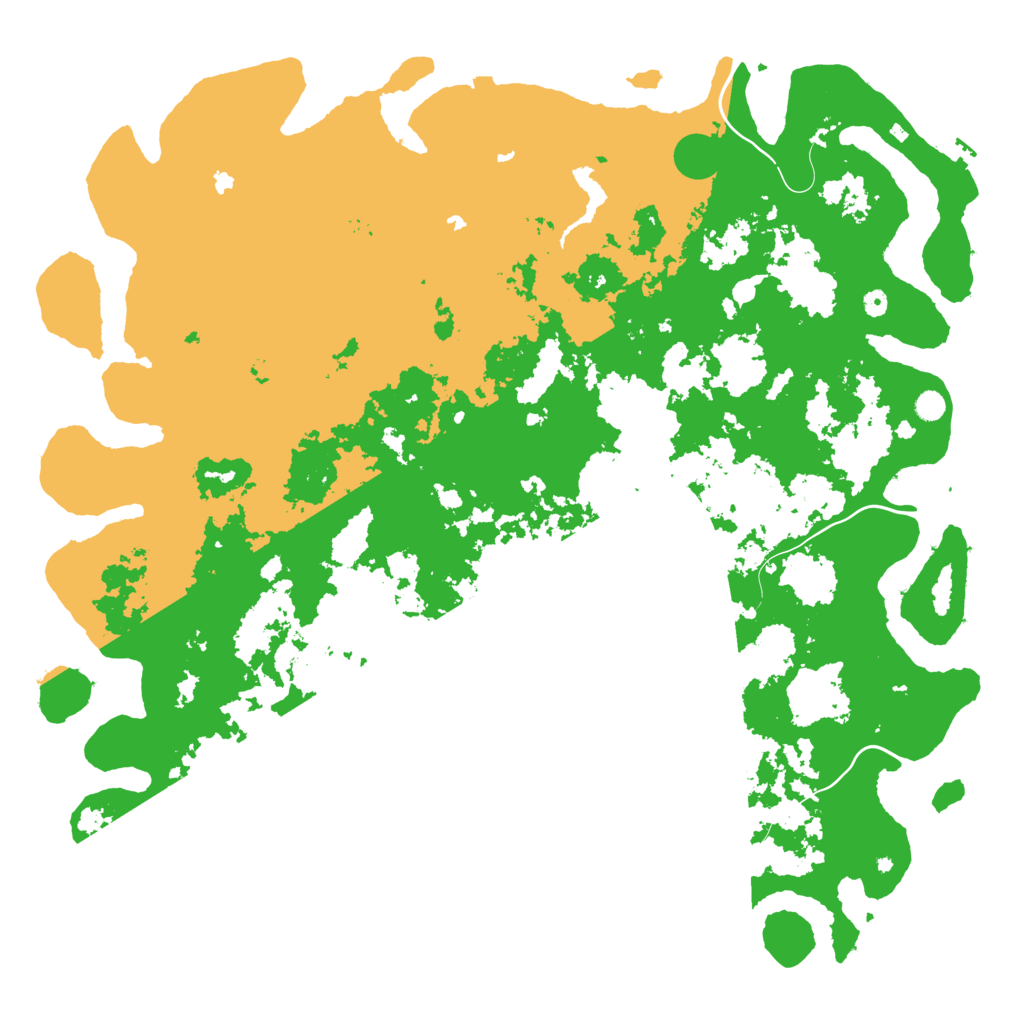 Biome Rust Map: Procedural Map, Size: 6000, Seed: 792851753