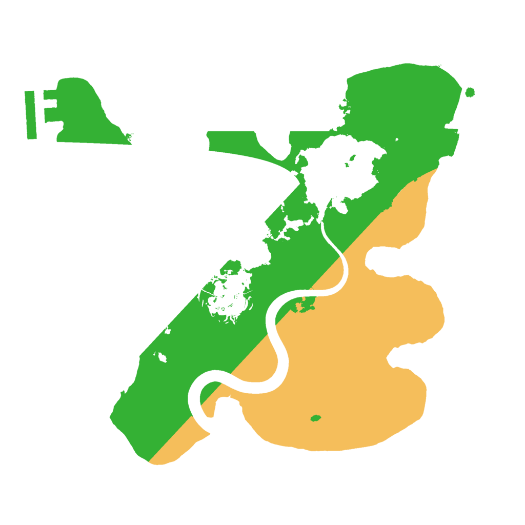 Biome Rust Map: Procedural Map, Size: 2200, Seed: 1304556588