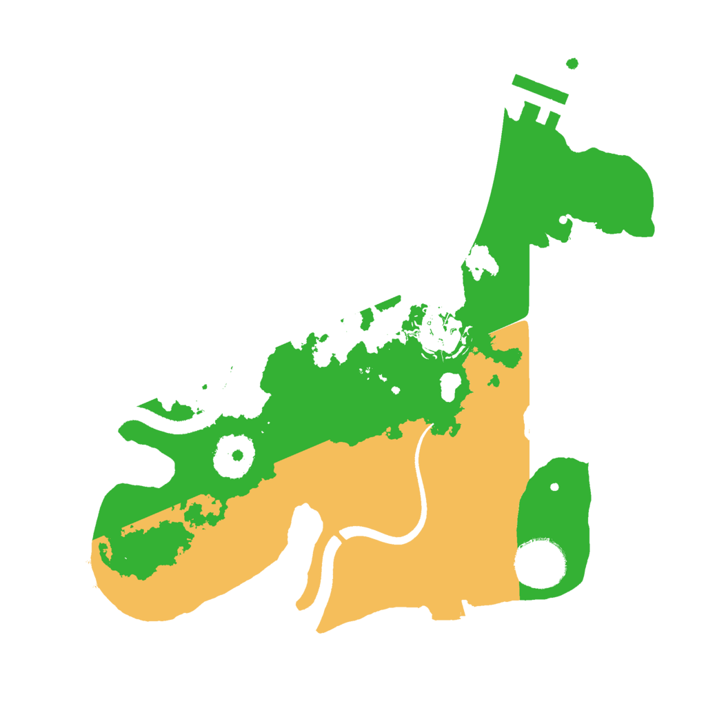 Biome Rust Map: Procedural Map, Size: 2500, Seed: 1432689605