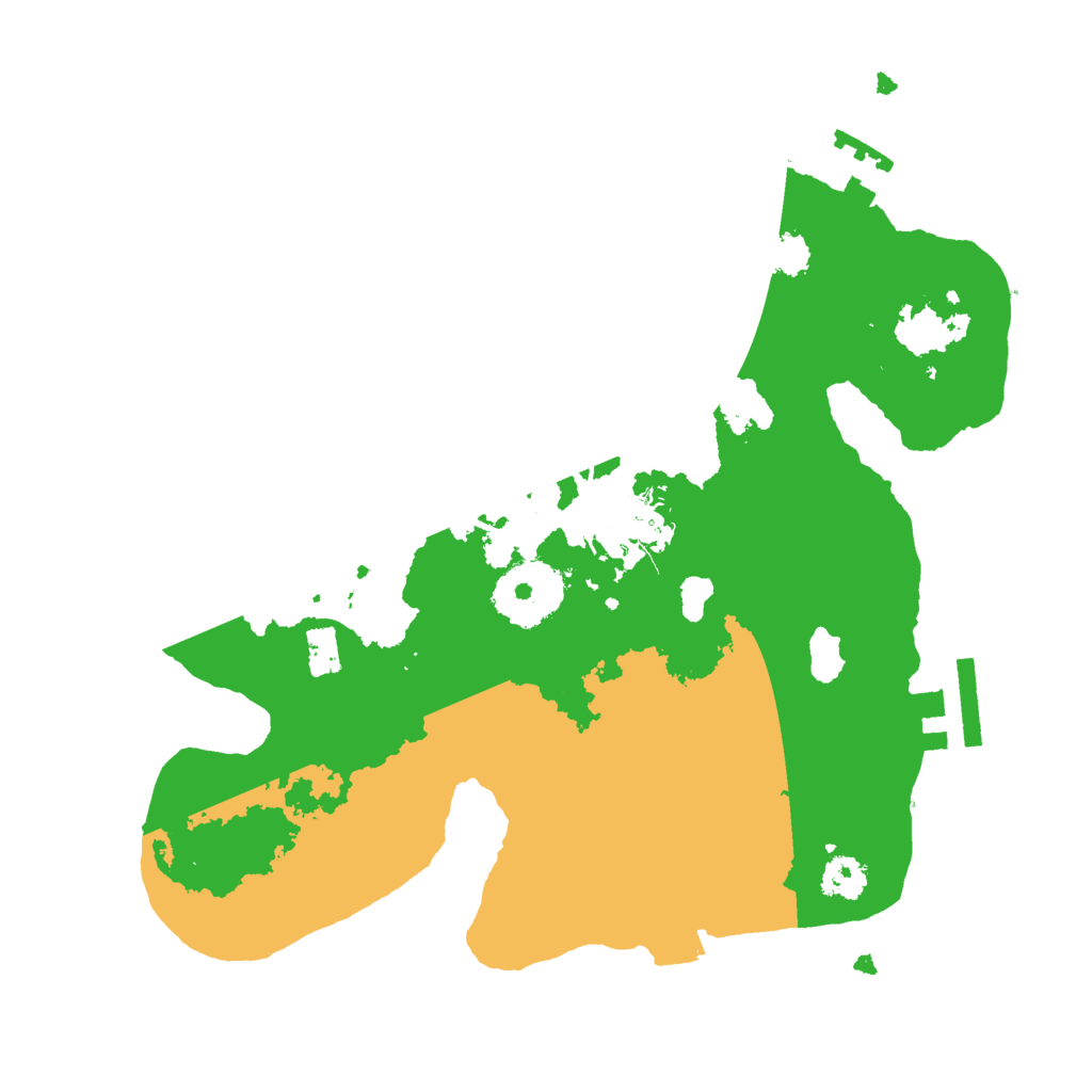 Biome Rust Map: Procedural Map, Size: 2500, Seed: 1432689605