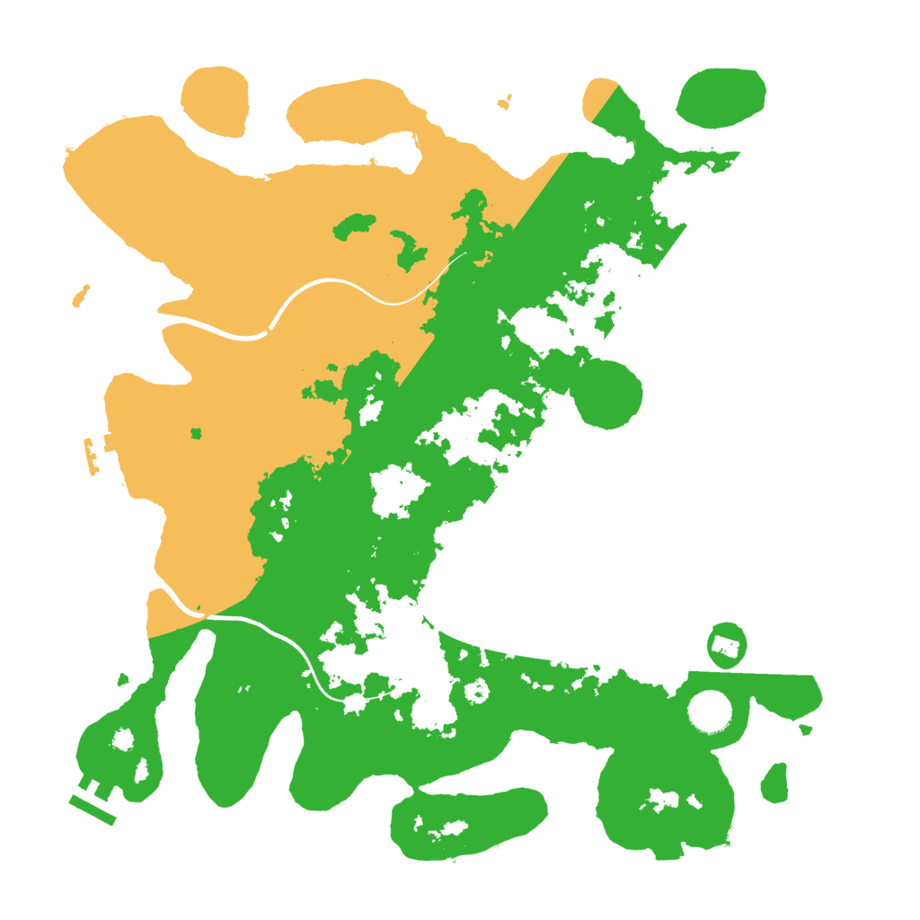 Biome Rust Map: Procedural Map, Size: 3750, Seed: 161616