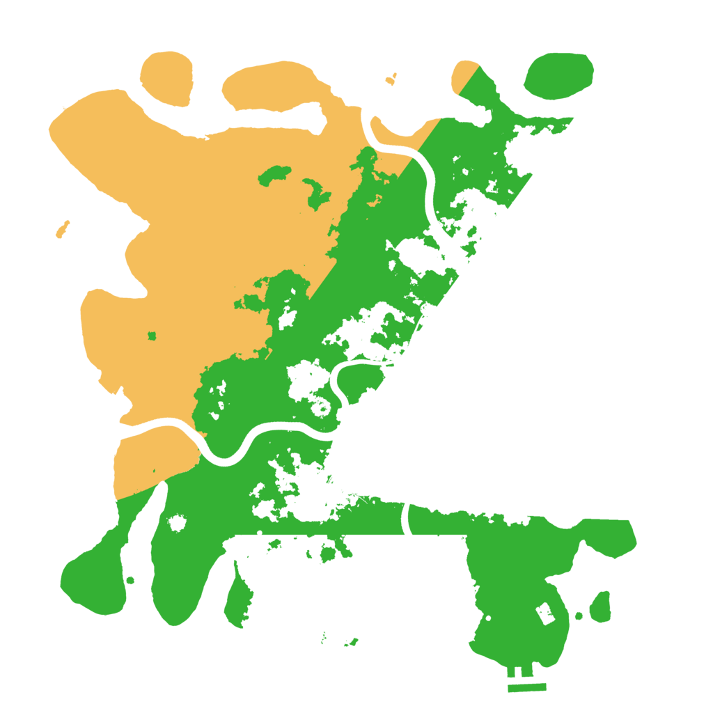 Biome Rust Map: Procedural Map, Size: 3750, Seed: 161616