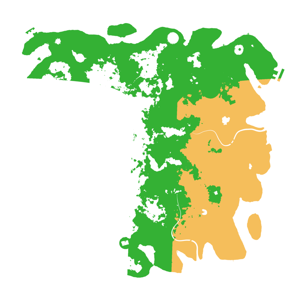 Biome Rust Map: Procedural Map, Size: 4500, Seed: 1347891