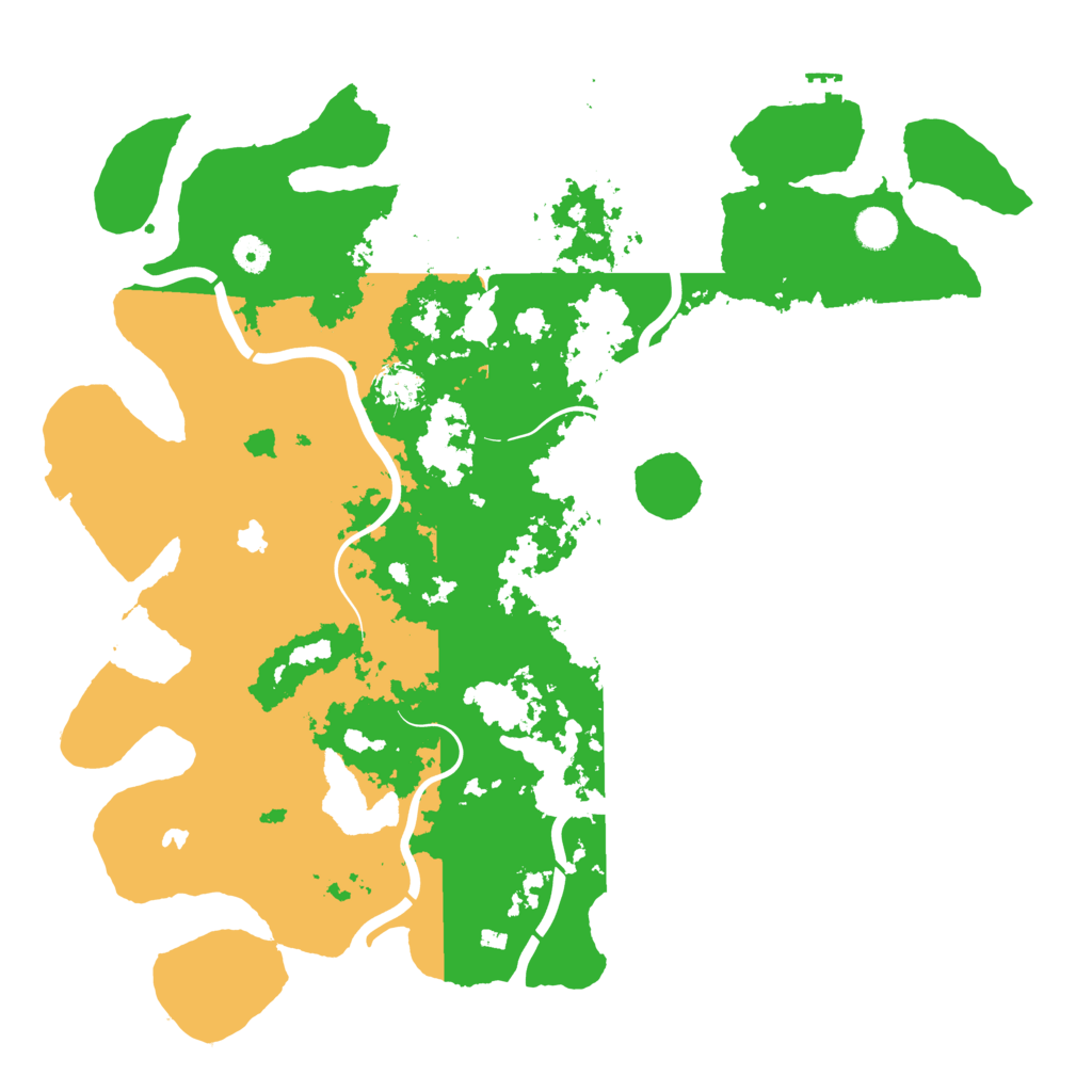 Biome Rust Map: Procedural Map, Size: 4500, Seed: 7539587