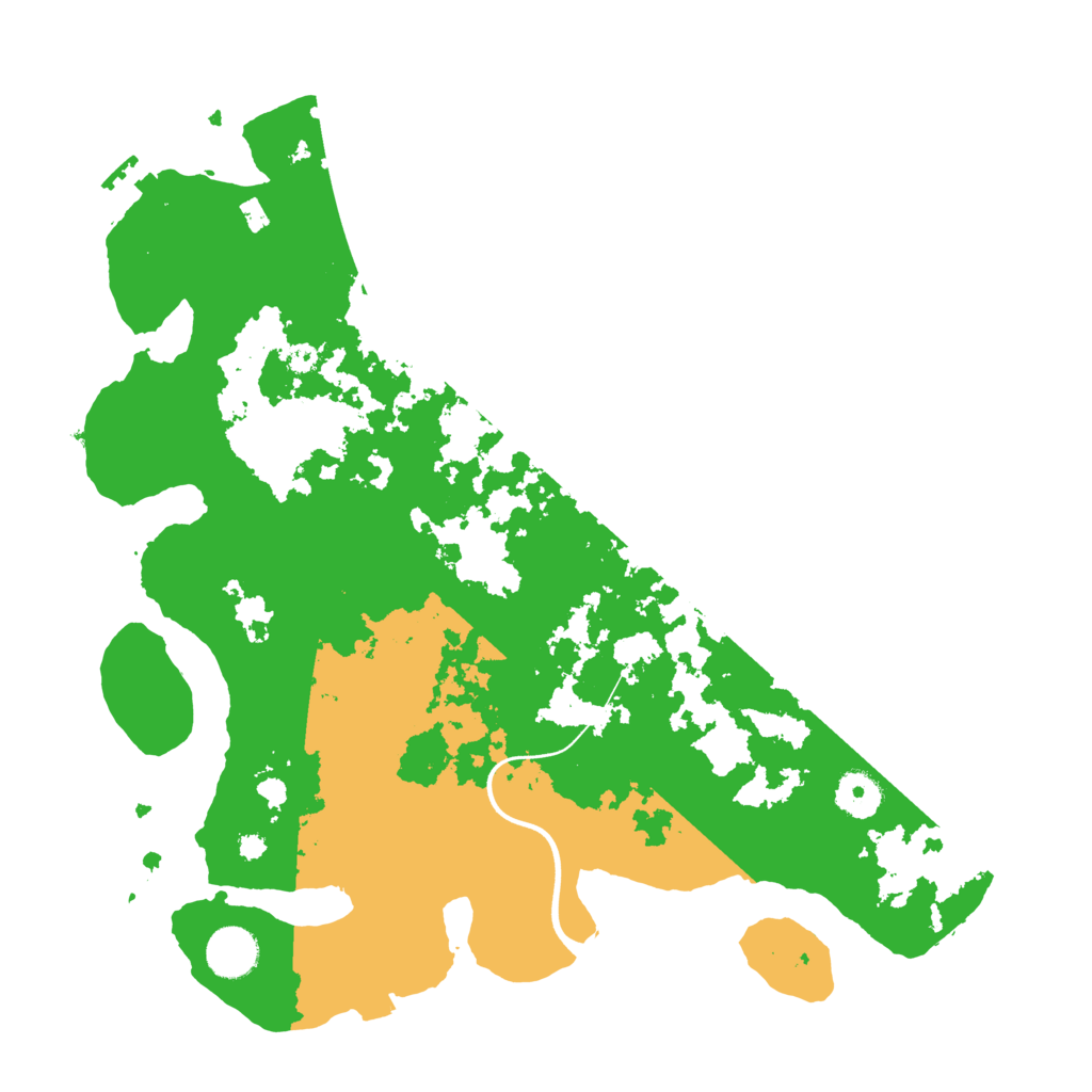 Biome Rust Map: Procedural Map, Size: 3700, Seed: 249105217