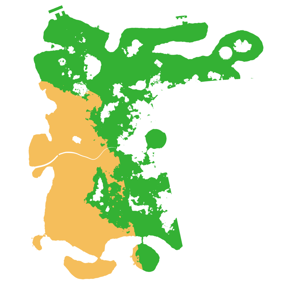 Biome Rust Map: Procedural Map, Size: 4000, Seed: 22221616