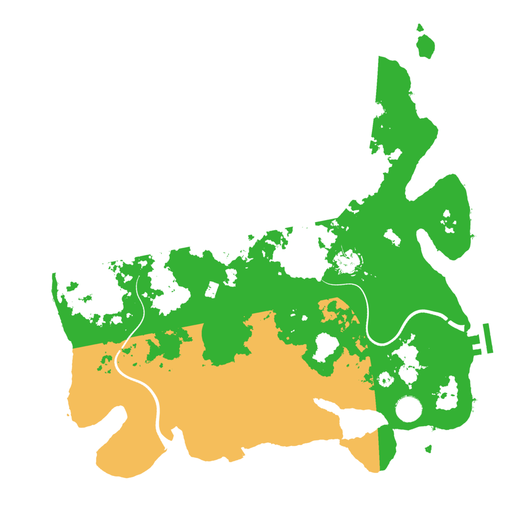 Biome Rust Map: Procedural Map, Size: 3500, Seed: 1898998731