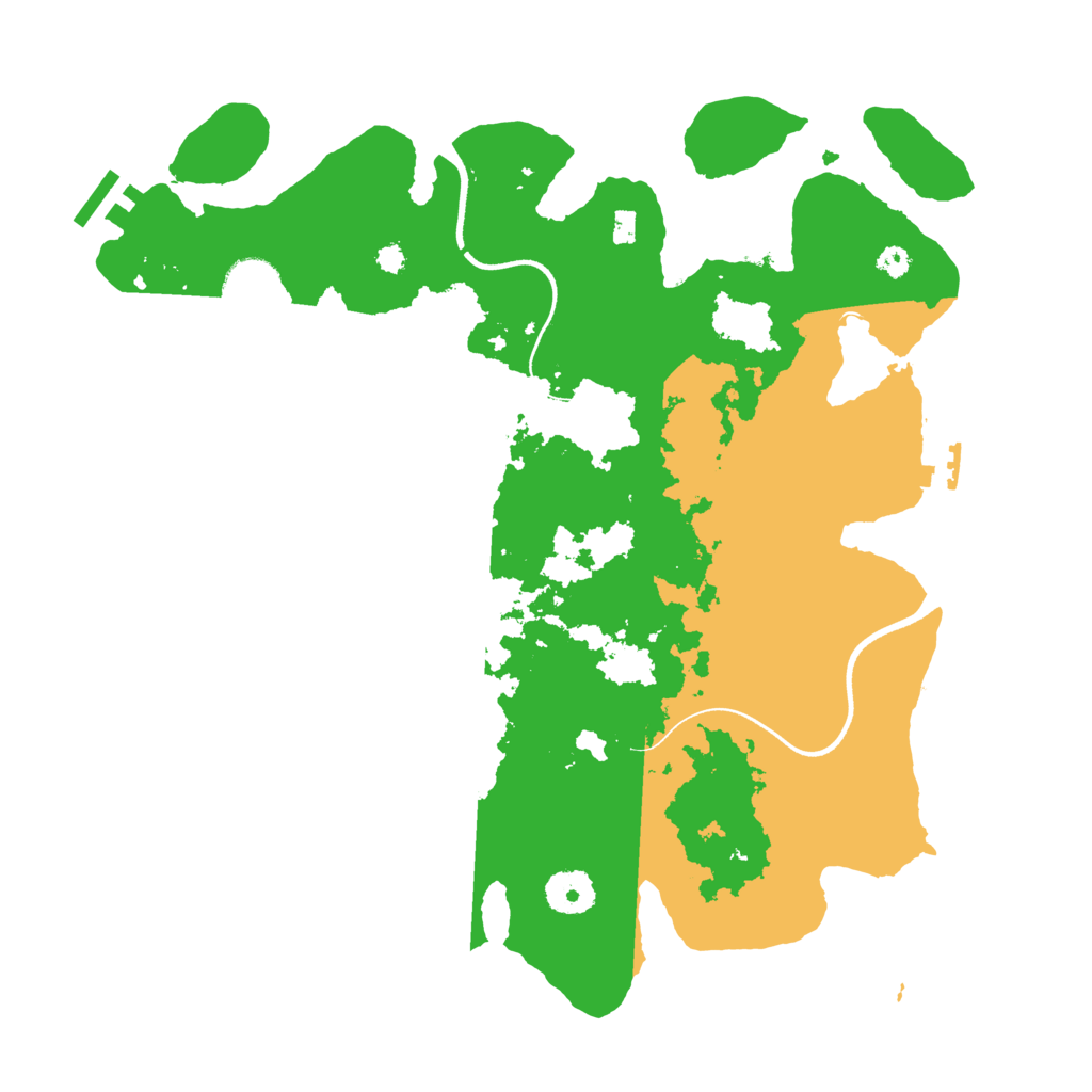 Biome Rust Map: Procedural Map, Size: 3500, Seed: 1053626564