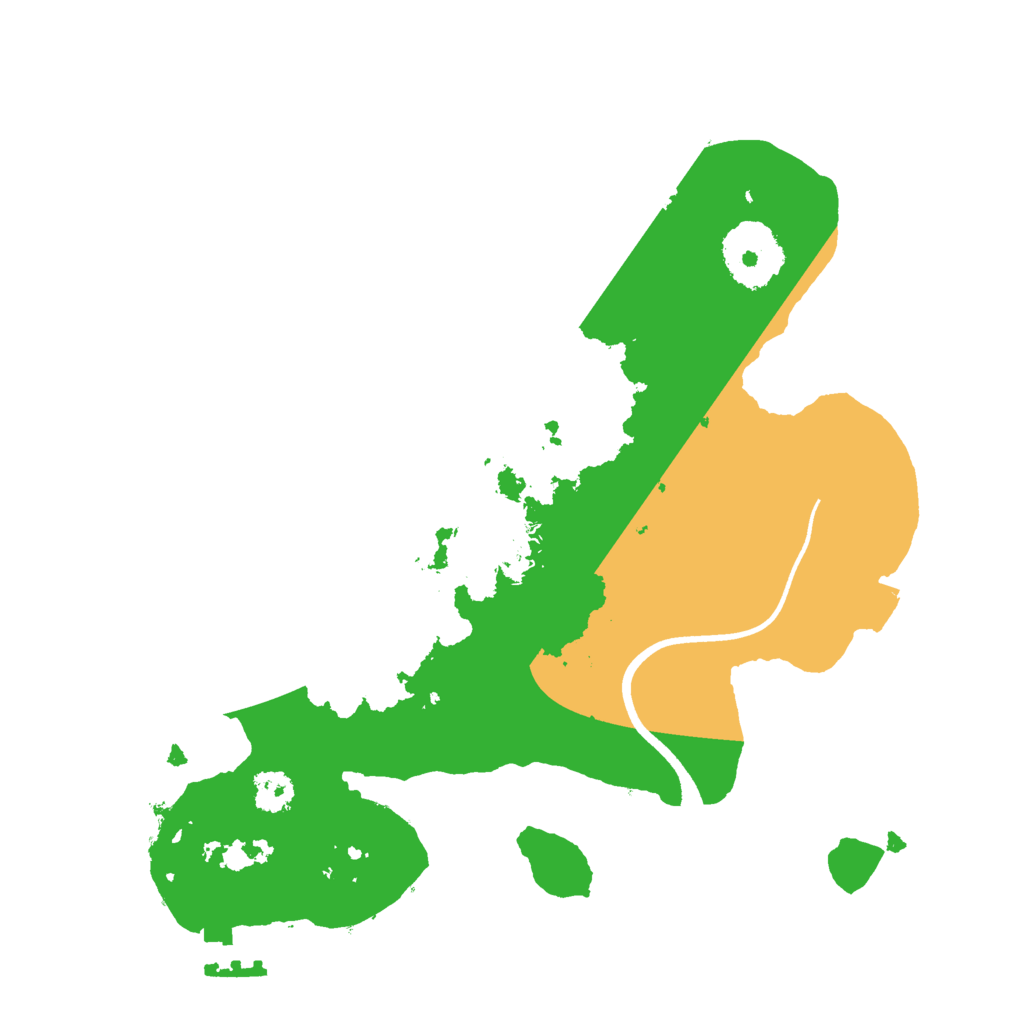 Biome Rust Map: Procedural Map, Size: 2500, Seed: 462125283