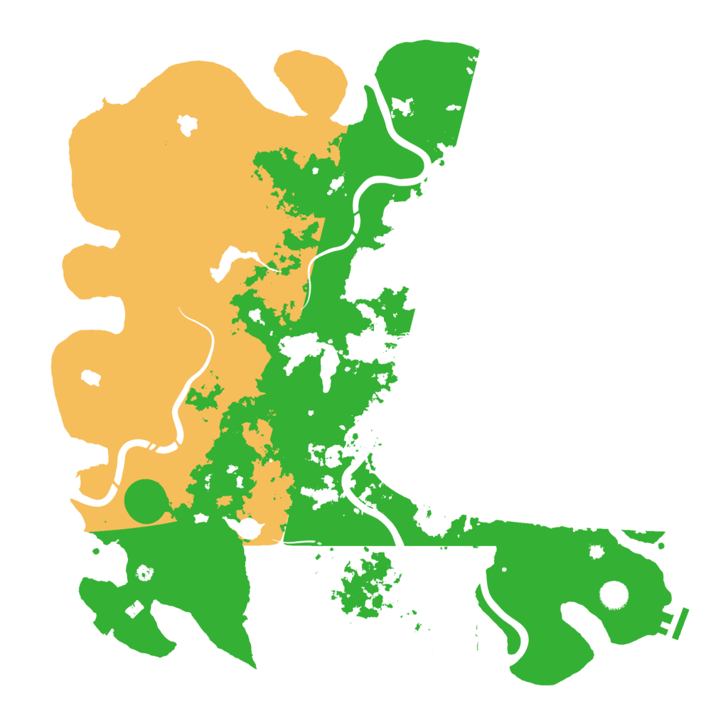 Biome Rust Map: Procedural Map, Size: 4500, Seed: 73607881