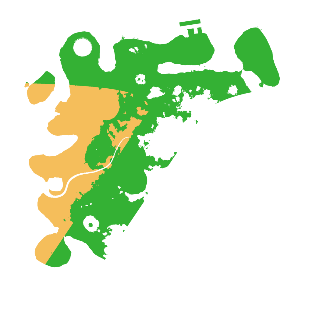 Biome Rust Map: Procedural Map, Size: 3000, Seed: 1694465827