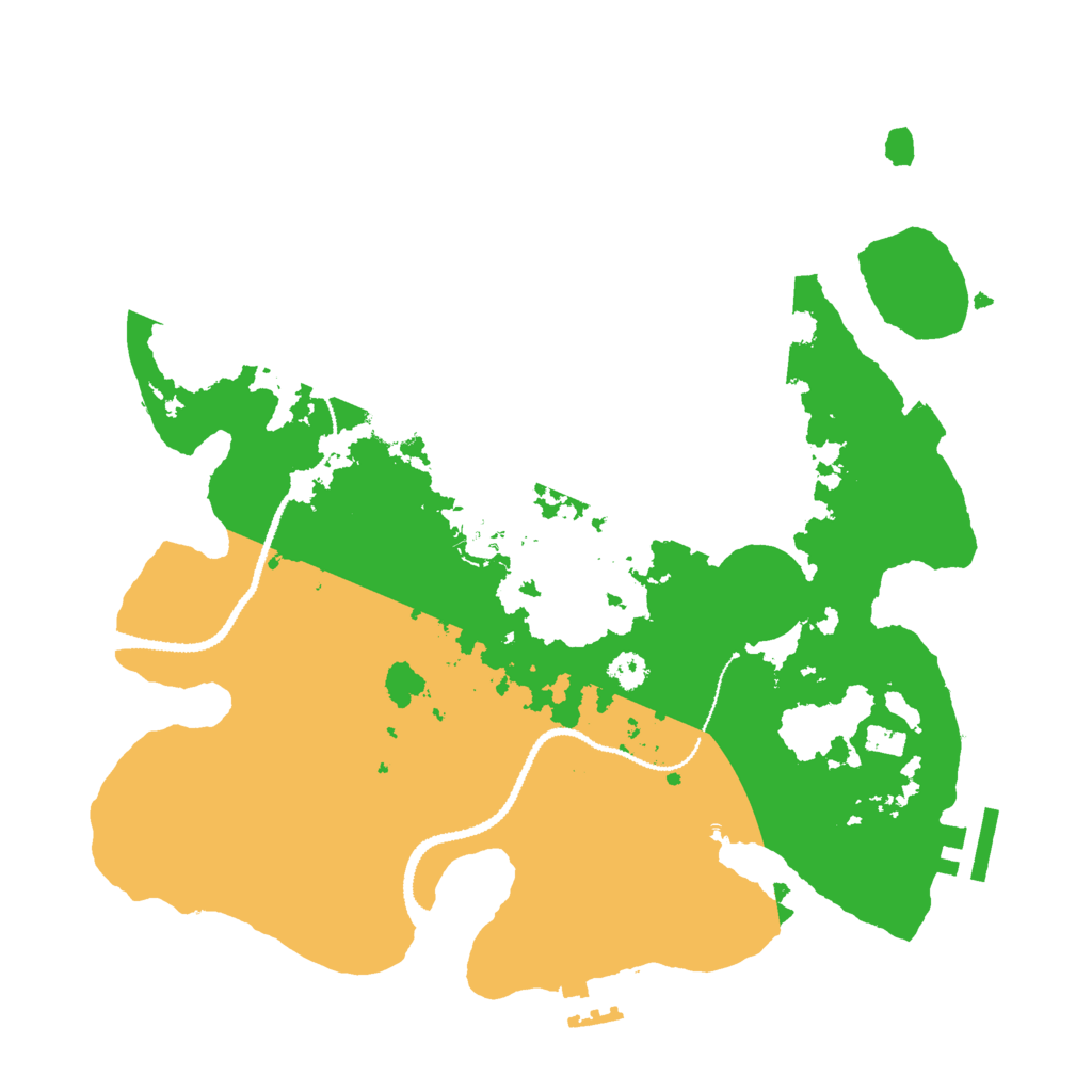 Biome Rust Map: Procedural Map, Size: 3000, Seed: 794987317