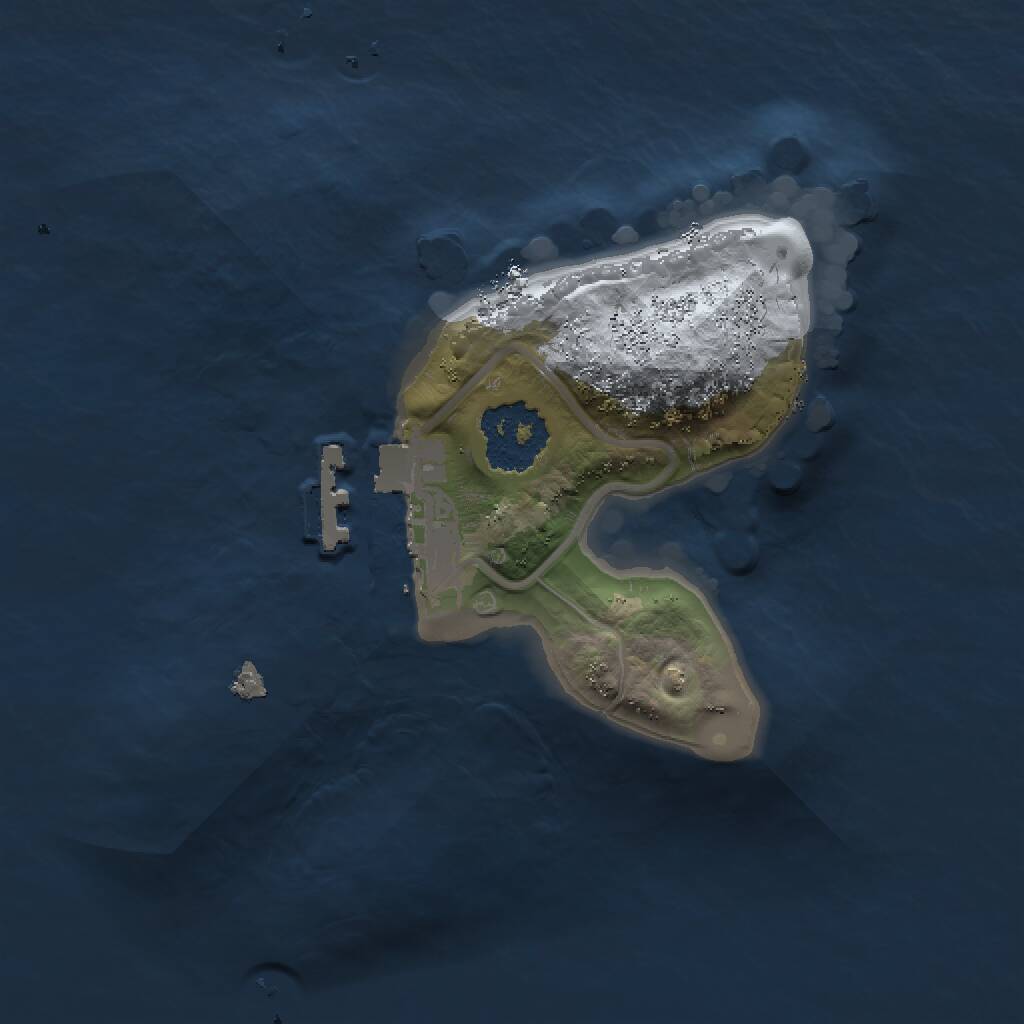 Rust Map: Procedural Map, Size: 1500, Seed: 1594854760, 2 Monuments