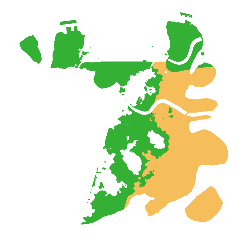 Biome Rust Map: Procedural Map, Size: 3000, Seed: 284472981