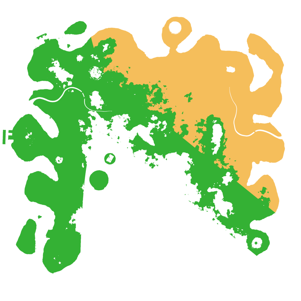 Biome Rust Map: Procedural Map, Size: 4250, Seed: 7719