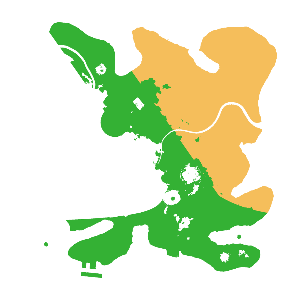 Biome Rust Map: Procedural Map, Size: 2900, Seed: 696114242