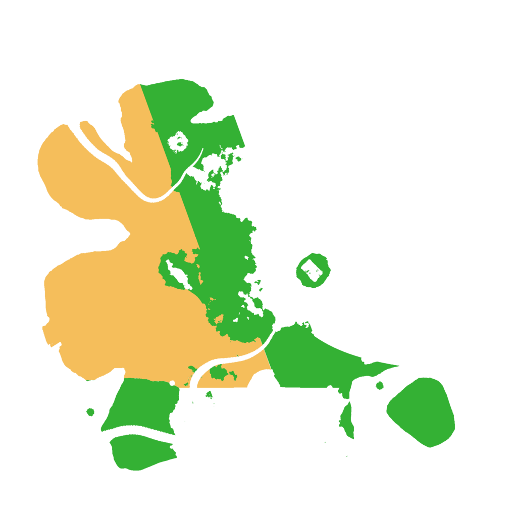 Biome Rust Map: Procedural Map, Size: 2700, Seed: 163092407