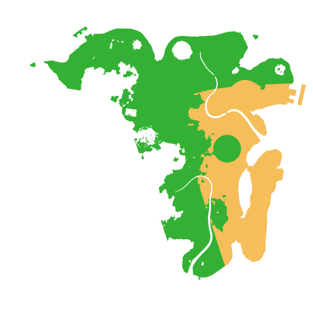 Biome Rust Map: Procedural Map, Size: 3000, Seed: 89952