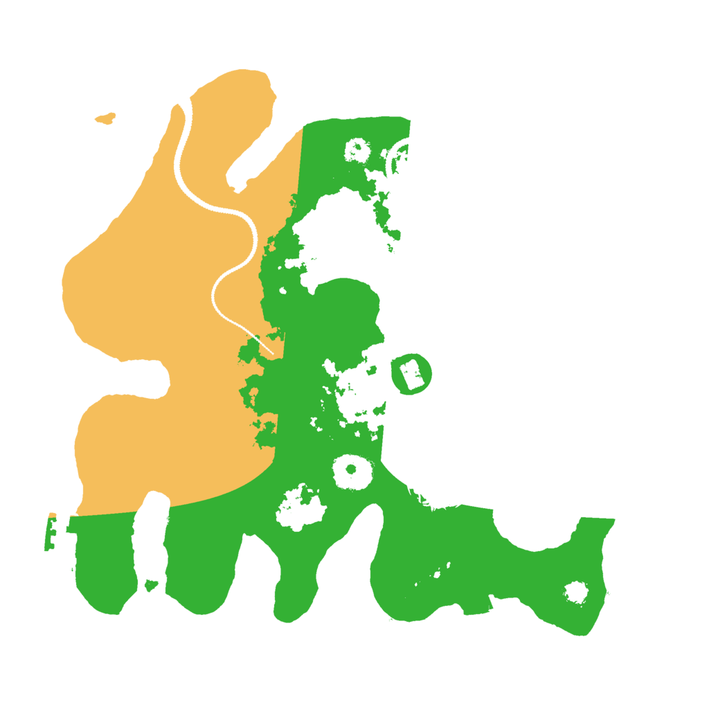 Biome Rust Map: Procedural Map, Size: 2800, Seed: 448625209