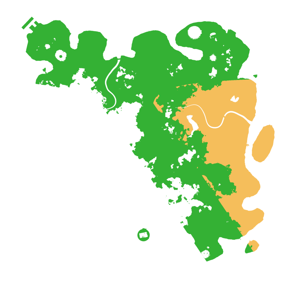 Biome Rust Map: Procedural Map, Size: 4000, Seed: 1961530040
