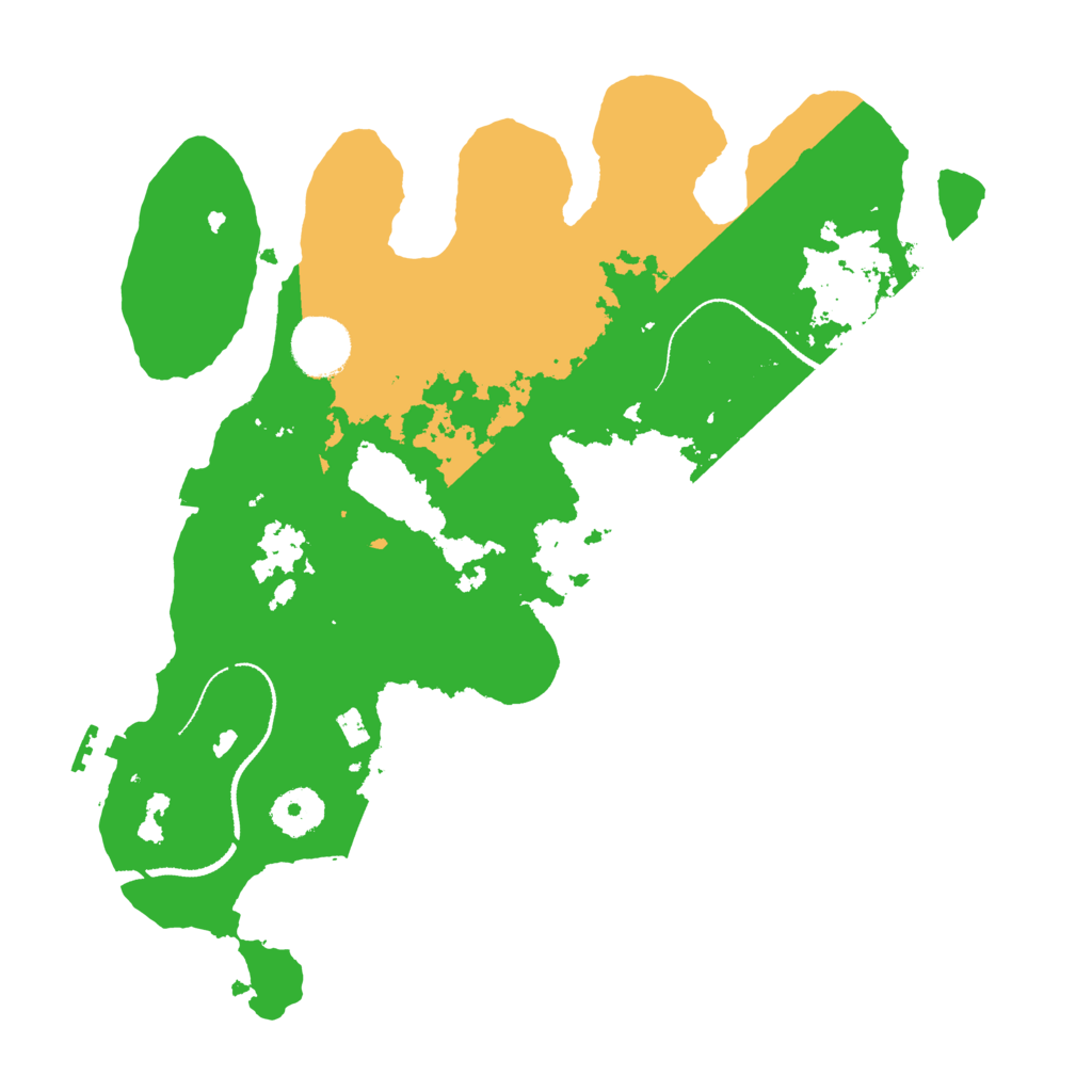 Biome Rust Map: Procedural Map, Size: 3300, Seed: 1015656431