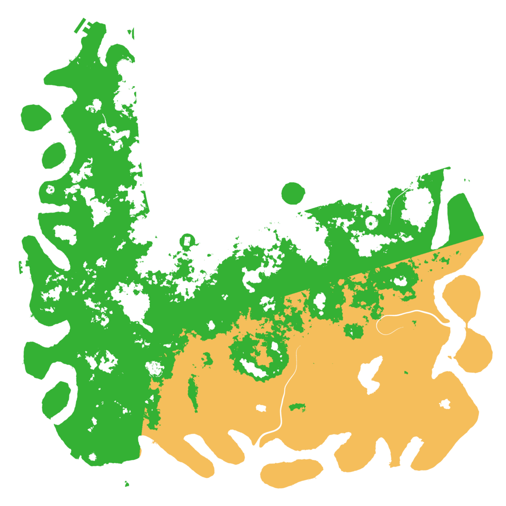 Biome Rust Map: Procedural Map, Size: 6000, Seed: 225087