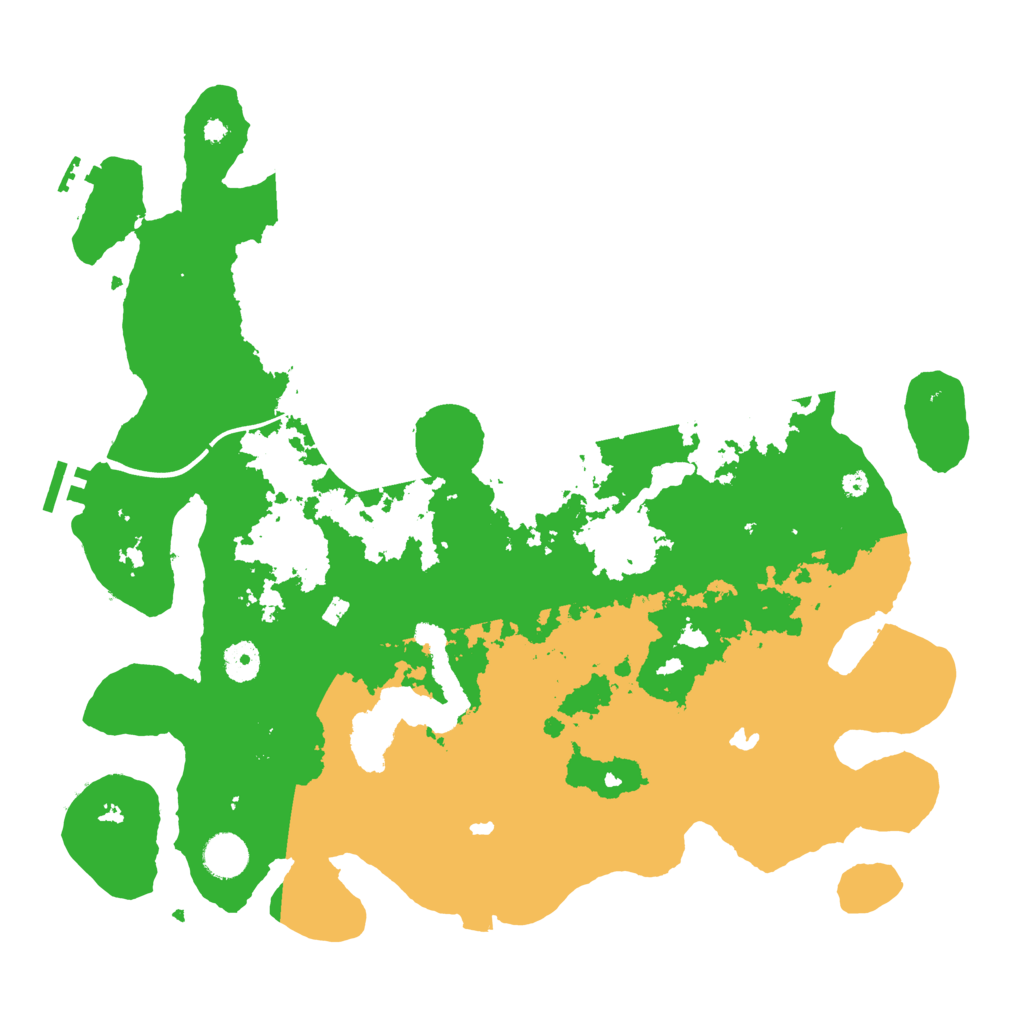 Biome Rust Map: Procedural Map, Size: 4000, Seed: 24011974