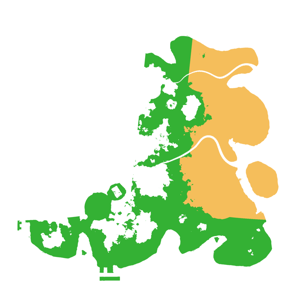 Biome Rust Map: Procedural Map, Size: 3000, Seed: 923865429