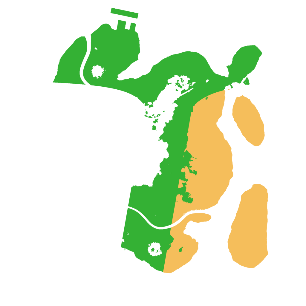 Biome Rust Map: Procedural Map, Size: 2250, Seed: 134223