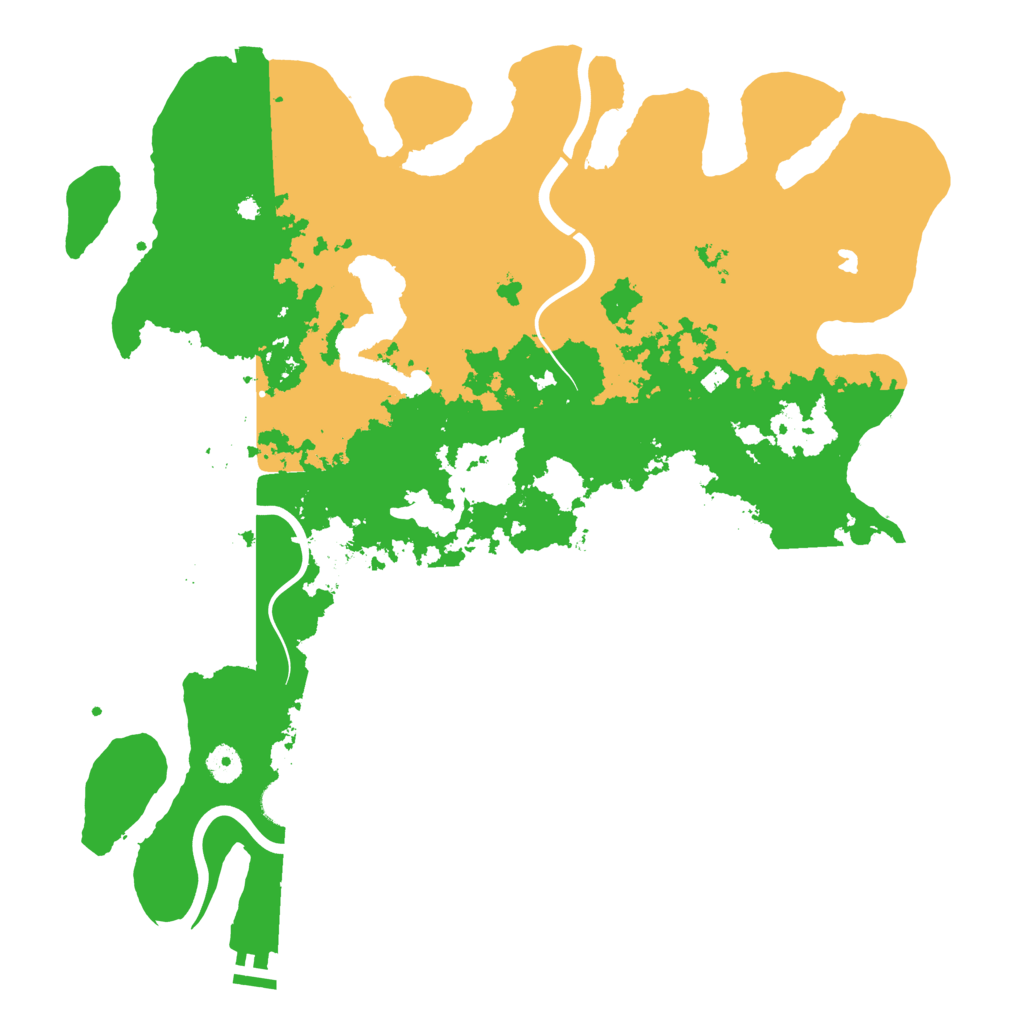 Biome Rust Map: Procedural Map, Size: 4300, Seed: 55000